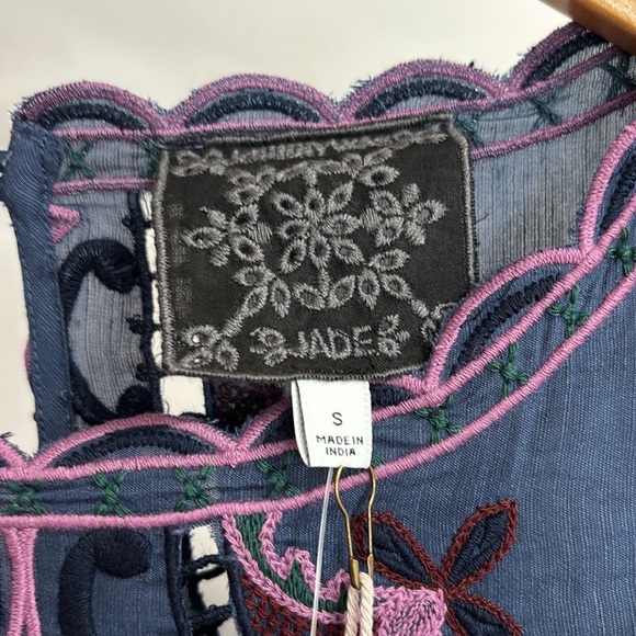 Johnny Was Linen Reina Mini Dress - Picture 11 of 13